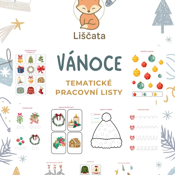 Vánoční čas- pracovní listy