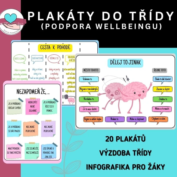 Plakáty do třídy (podpora wellbeingu)