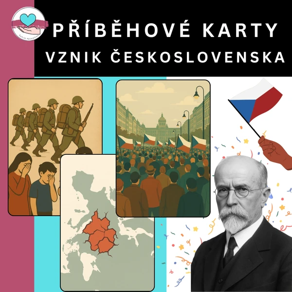 Příběhové karty - vznik Československa