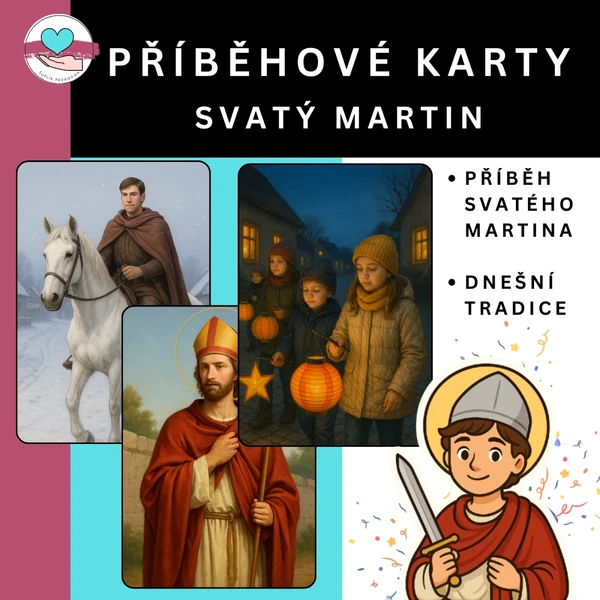 Příběhové karty: SVATÝ MARTIN (storytelling)