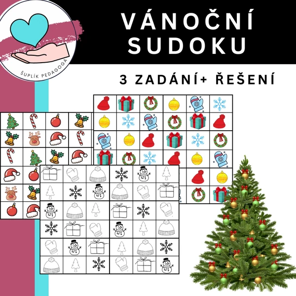 Vánoční sudoku