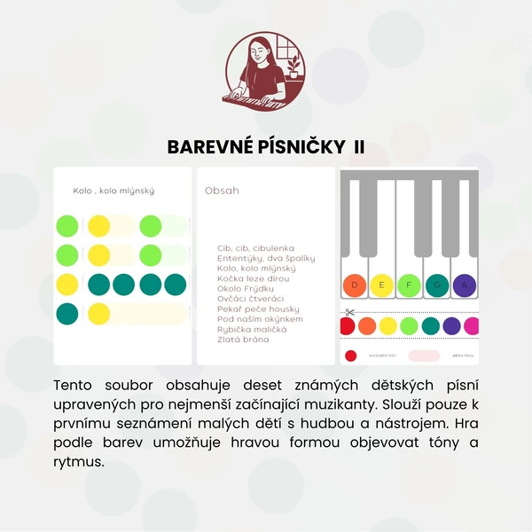 Barevné písničky II