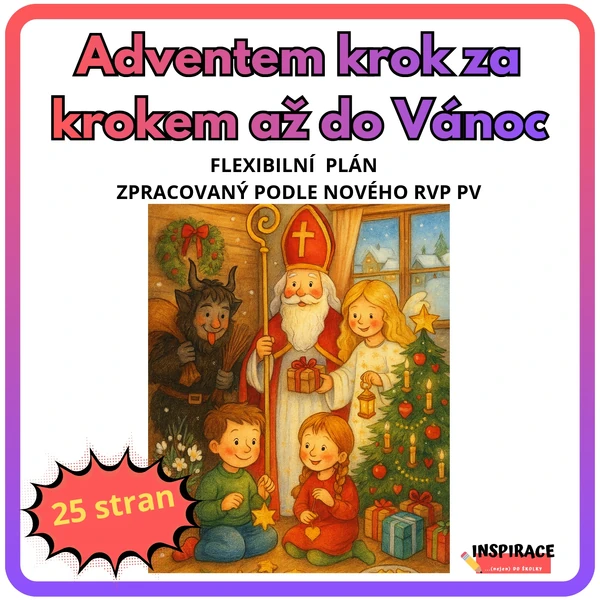 Adventem krok za krokem až do Vánoc 🎄 - flexibilní plán 🕯️
