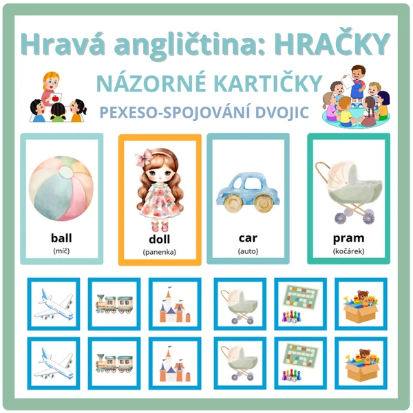 Hravá angličtina: Téma Hračky