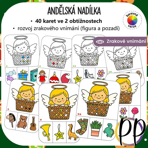 Andělská nadílka - zrakové vnímání