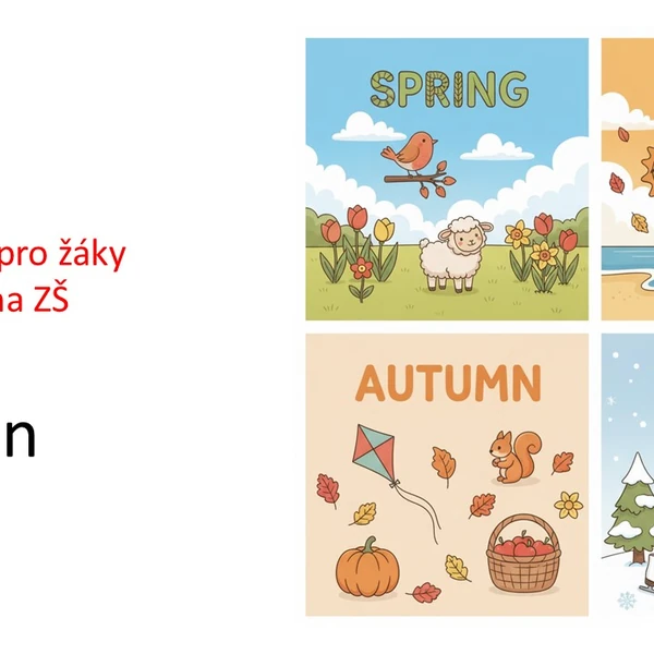 Angličtina pro žáka 1. stupně - season