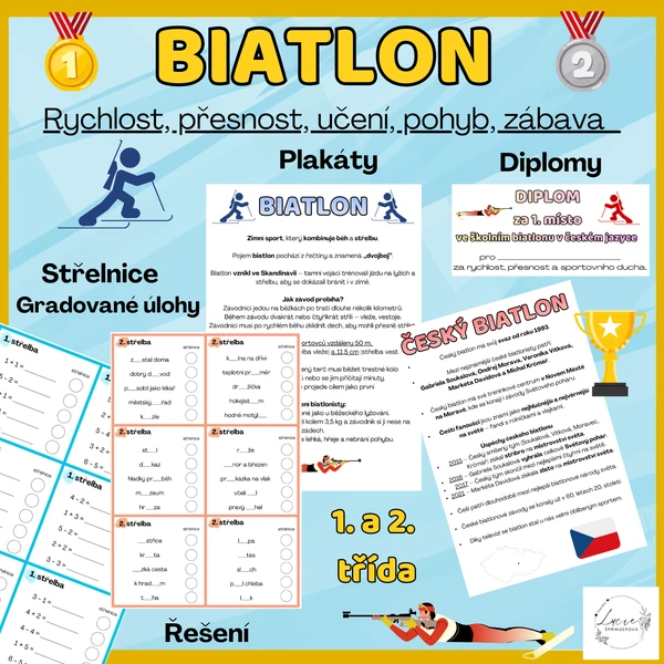 BIATLON v 1. a 2. třídě