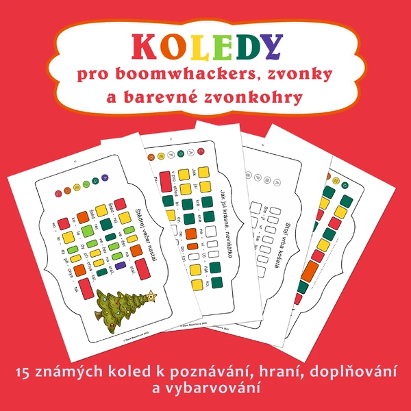 Koledy pro boomwhackers, zvonky a barevné zvonkohry