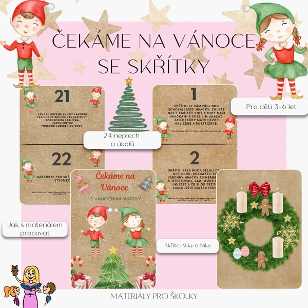 Čekáme na Vánoce s vánočními skřítky