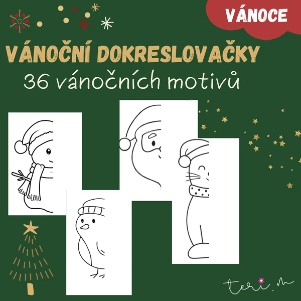 VÁNOČNÍ DOKRESLOVAČKY