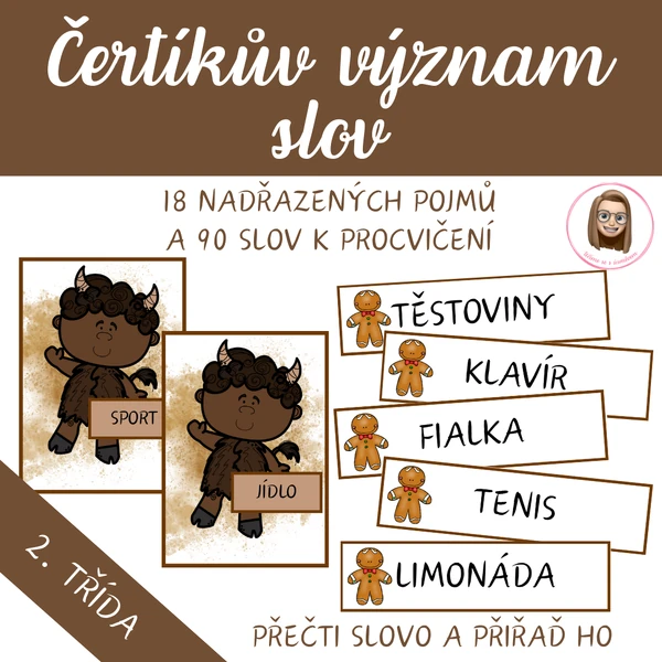 Čertíkův význam slov – třídění nadřazených a podřazených pojmů
