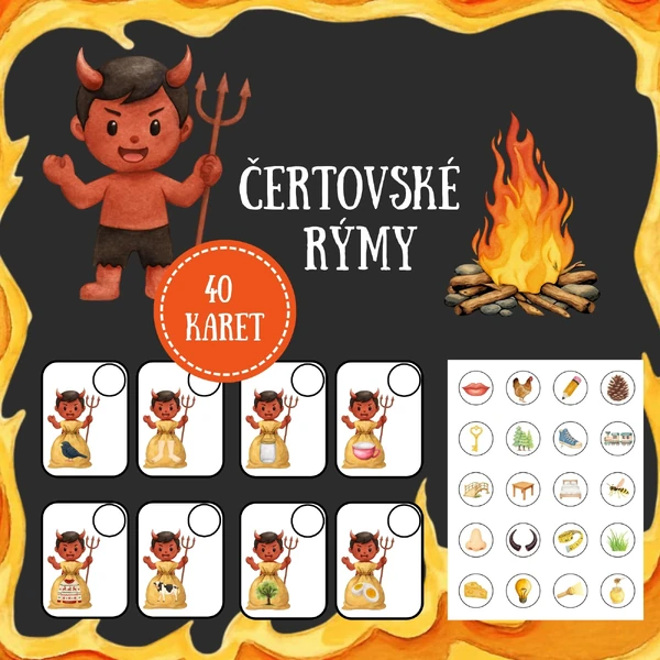 Čertovské rýmy - 40 karet