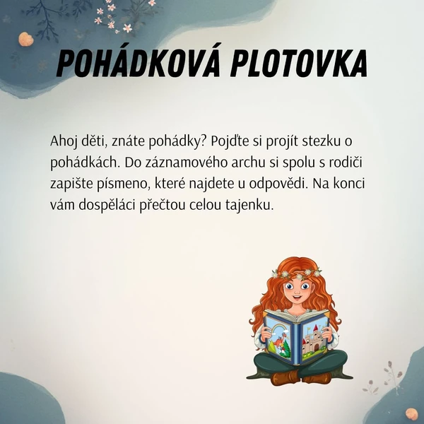 POHÁDKOVÁ plotovka/stezka/běhačka pro MŠ (klasické pohádky)