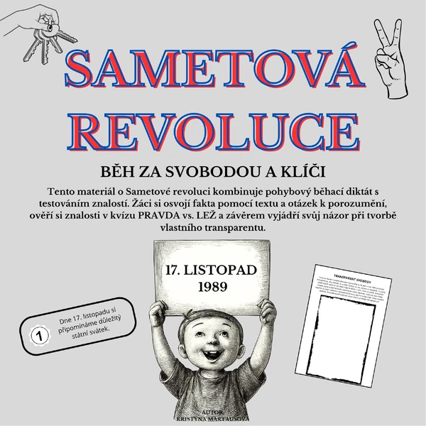 Sametová revoluce - Běh za svobodu a klíči