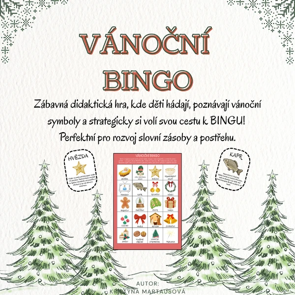 Vánoční bingo - Hádej a vyhraj!