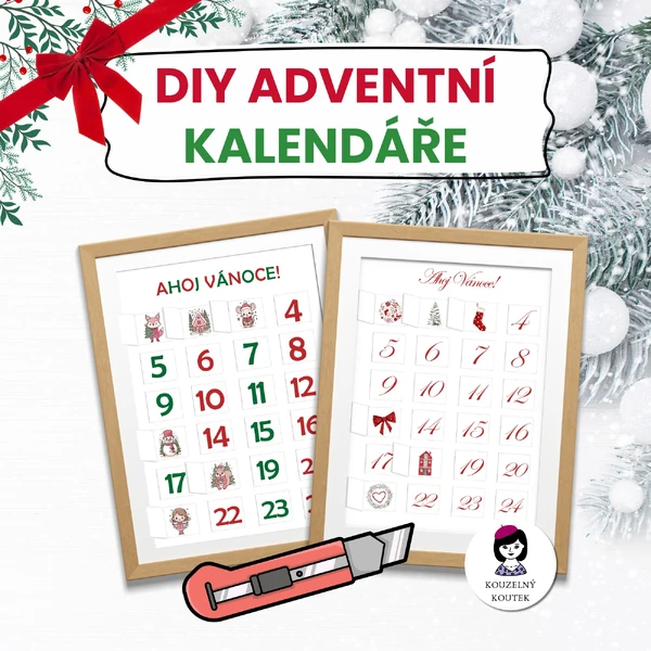Papírový DIY adventní kalendář | Vánoce | Advent | 
