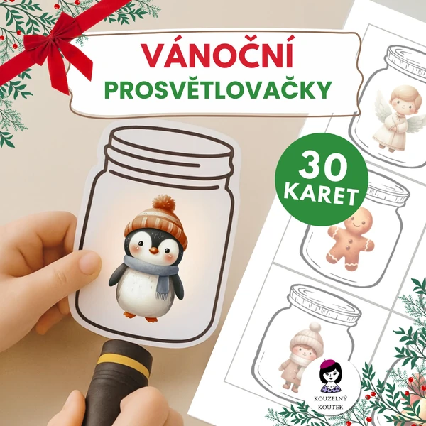 Vánoční prosvětlovací obrázky | vánoční prosvětlovačky | Vánoce | stíny | Advent | stínohrátky