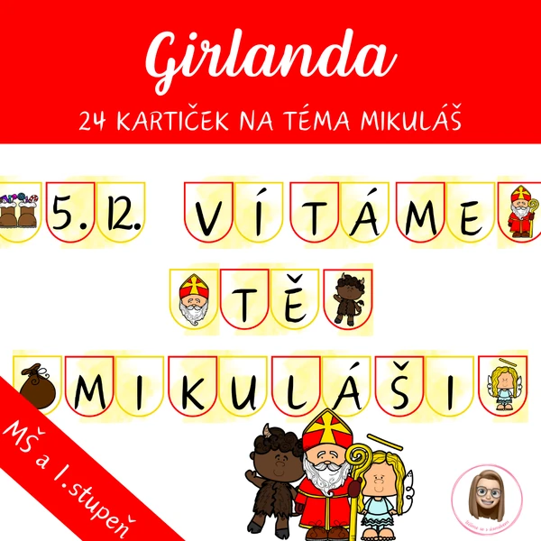 MIKULÁŠ - girlanda