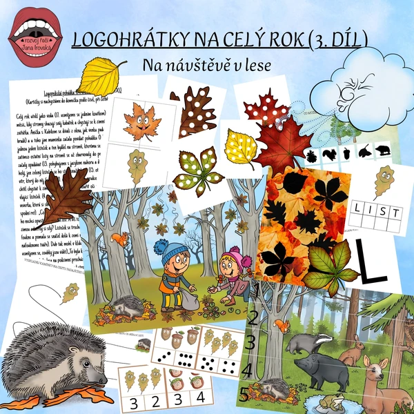 LOGOHRÁTKY NA CELÝ ROK 3.DÍL: NÁVŠTĚVA LESA