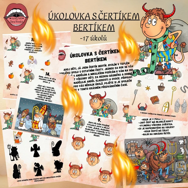 ÚKOLOVKA S ČERTÍKEM BERTÍKEM 
