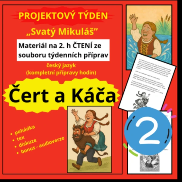ČERT A KÁČA - další z materiálů k projektu MIKULÁŠSKÝ TÝDEN