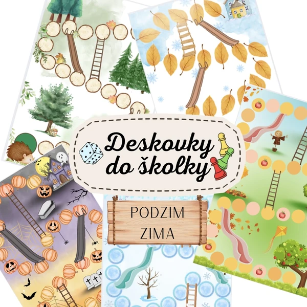 Deskovky do školky PODZIM a ZIMA