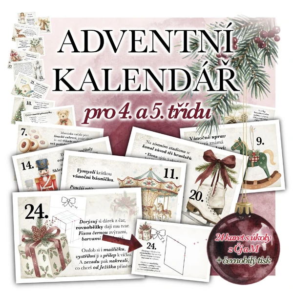 ADVENTNÍ KALENDÁŘ PRO 4. a 5. třídu