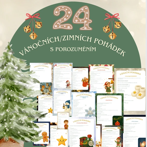 24 VÁNOČNÍCH POHÁDEK S POROZUMĚNÍM 🎄✨