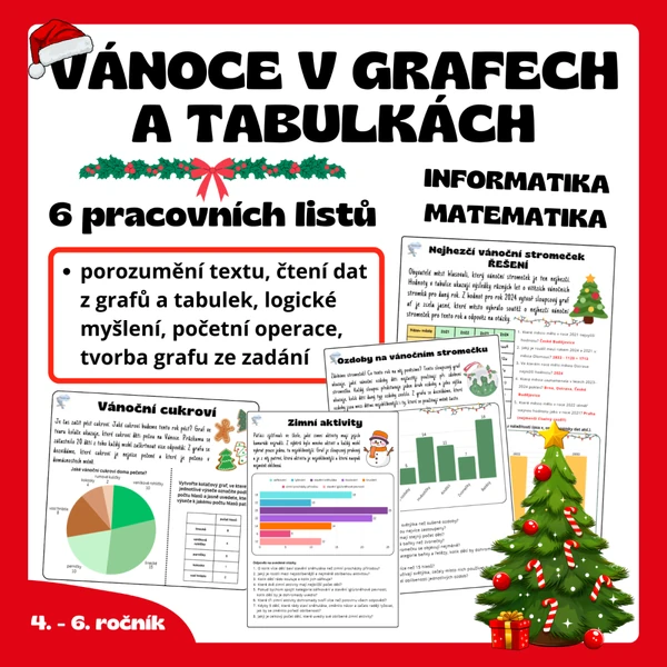 Vánoce v grafech a tabulkách