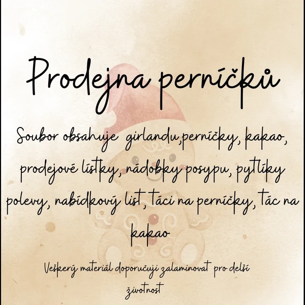 Prodejna perníčků