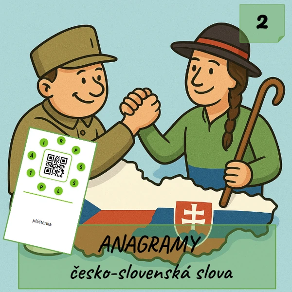 Anagramy – česko-slovenská slova (2)