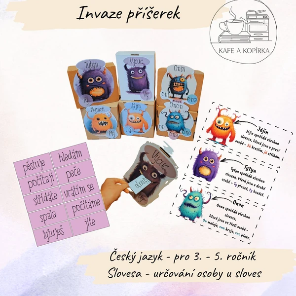 Invaze příšerek - určování osoby u sloves