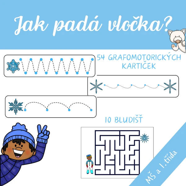 ZIMA - grafomotorika