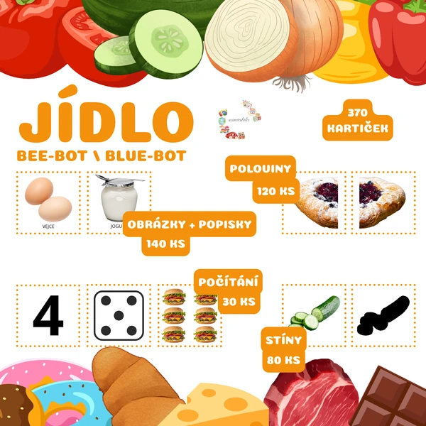 JÍDLO - Bee-Bot / Blue-Bot