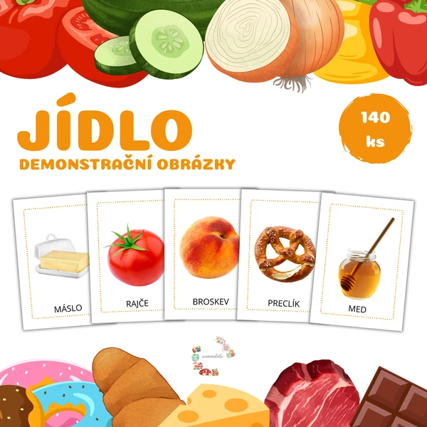 JÍDLO - demonstrační obrázky