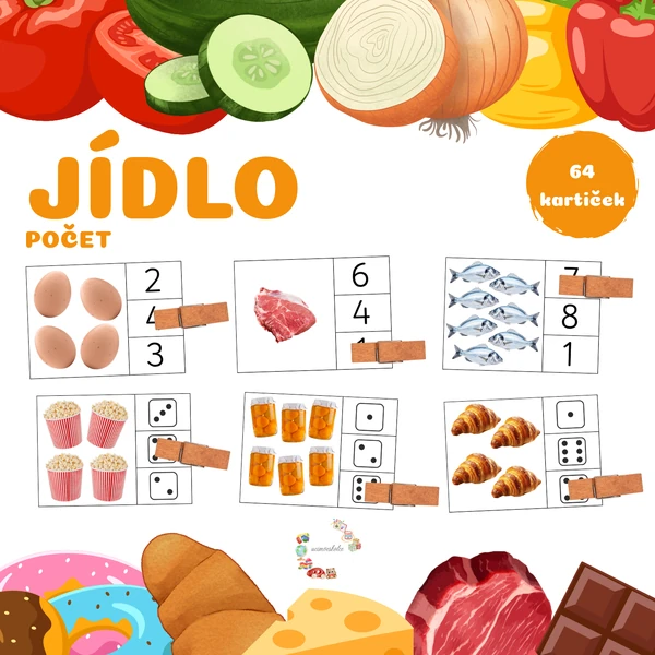 JÍDLO - počet