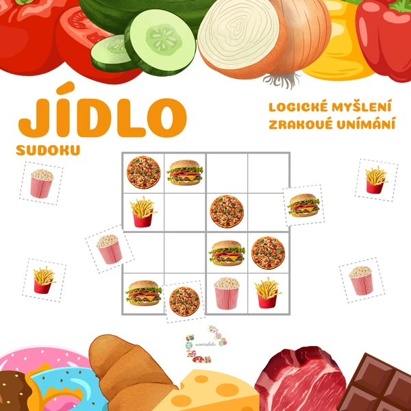 JÍDLO - sudoku