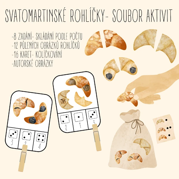 Svatomartinské rohlíčky- soubor aktivit