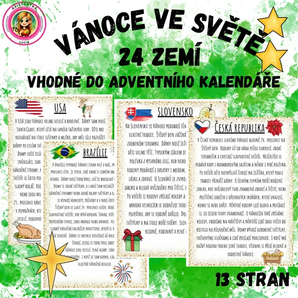 Vánoce ve světě - 24 zemí a Vánoce