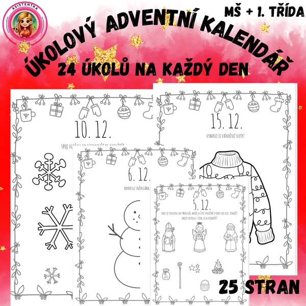 Úkolový adventní kalendář