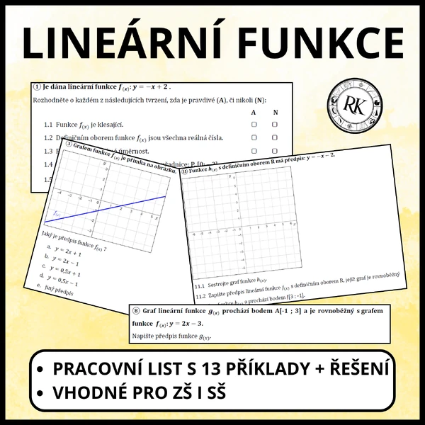 Lineární funkce