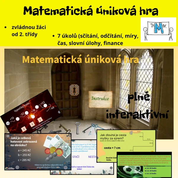 Matematická úniková hra 