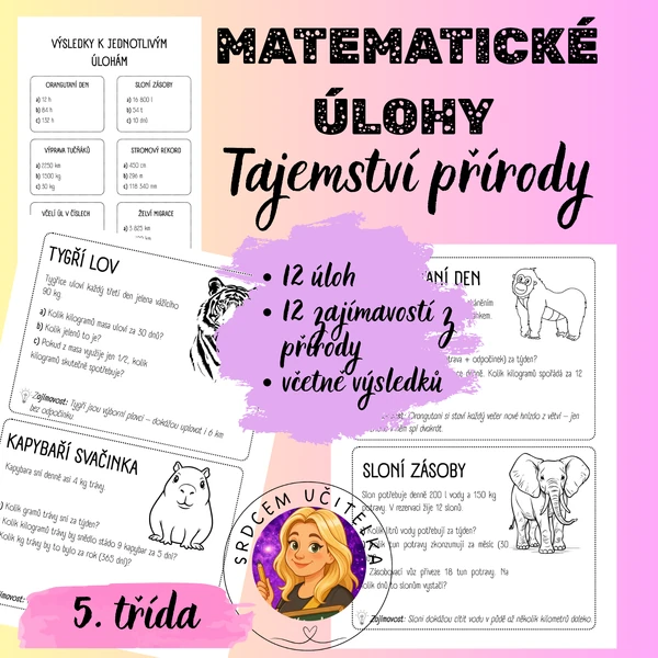 Matematické úlohy - Tajemství přírody