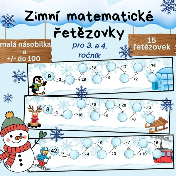 Zimní matematické řetězovky