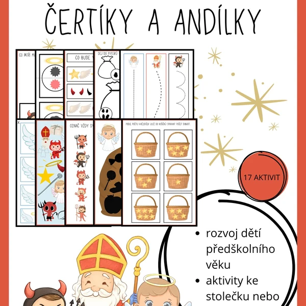 AKTIVITY S MIKULÁŠEM, ČERTÍKY A ANDÍLKY