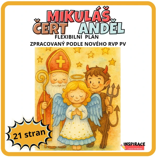 Mikuláš, čert, anděl - flexibilní plán