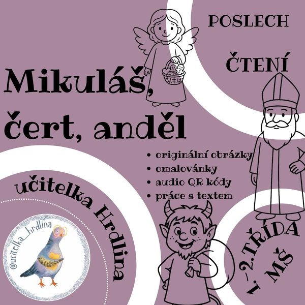 Mikuláš, čert, anděl 