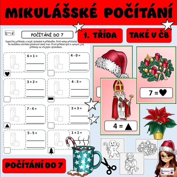 Mikulášské počítání 1. třída