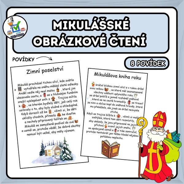 Mikulášské obrázkové čtení 