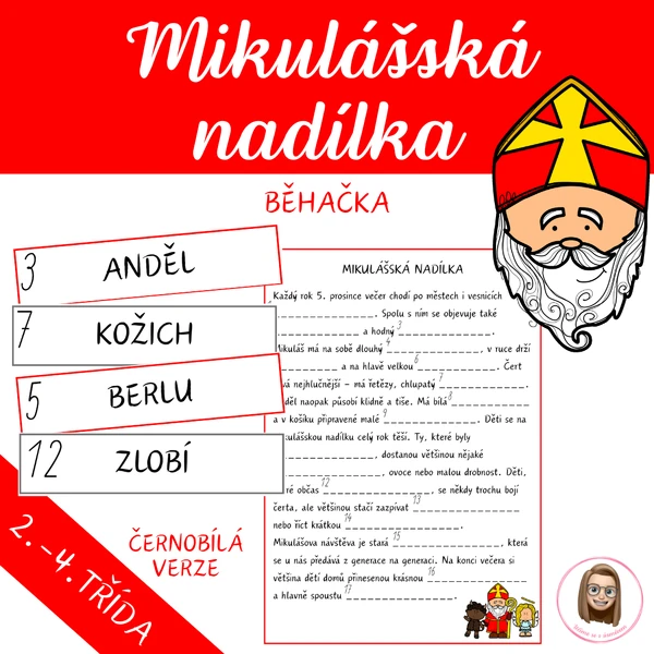 Mikulášská nadílka - běhačka (doplňovačka)